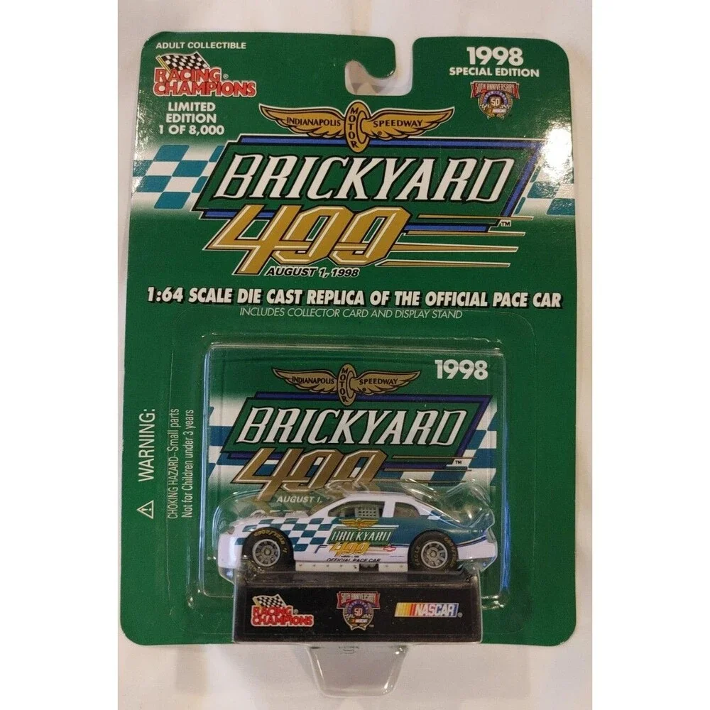 (2) Brickyard 400 Race Cars 1994 & 1998 Nascar 1:64 Diecast Cars Indianapolis